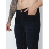 AngelFab Skinny Fit Faded Mens Jeans - Black ( Pack of 1 ) - None