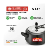 LEORON HANDI 5 L Hard Anodized InnerLid Pressure Cooker With Induction Base