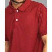 Forbro - Maroon Cotton Regular Fit Men's Sports Polo T-Shirt ( Pack of 1 ) - None