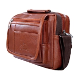 Leather World - Tan Solid Messenger Bags - Tan