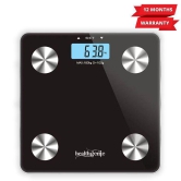 Healthgenie Digital Personal Body Fat Analyzer - Black