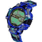 Hala - Blue PU Digital Men's Watch