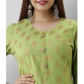 MAUKA - Green Green Straight Rayon Womens Stitched Salwar Suit ( Pack of 1 ) - XXL