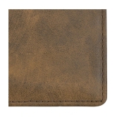 GEEO Brown Faux Leather Mens Regular Wallet ( Pack of 1 ) - Brown