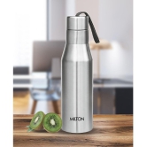 Milton Super 1000 Single Wall Stainless Steel Bottle, Set of 3, 1000 ml Each, Silver | 100% Leak Proof | Office Bottle | Gym Bottle | Home | Kitchen | Hiking | Treking Bottle | Travel Bottle