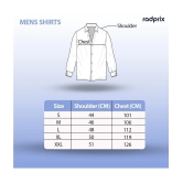 Radprix 100% Cotton Regular Fit Checks Full Sleeves Mens Casual Shirt - Blue ( Pack of 1 ) - None