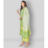 Vbuyz - Yellow Straight Cotton Women's Stitched Salwar Suit ( Pack of 1 ) - XL