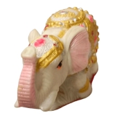 Decorative Elephant Statue Hand-Painted Elephant Figurine | Home Decor |Lucky Elephant Statue- 1 Piece