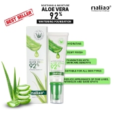 Maliao Aloe Vera 92% Soothing & Moisture Whitening Foundation - Nourish and Illuminate-01 White Ivory