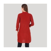 PPTHEFASHIONHUB - Maroon Rayon Women's Tunic ( Pack of 1 ) - None