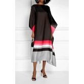 Evening Satin Silk Kaftan Dress