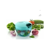 Fitgo CHOPPER 450 ML 01 Green Plastic Mannual Chopper 450 ml ( Pack of 1 ) - Green