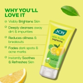 Joy Skin Brightening Lemon Face Wash with Vitamin C For Glowing Skin 150ml, (Pack of 1)