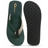 G Best Green Mens Thong Flip Flop - None