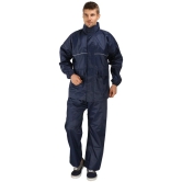 Goodluck Raincoat Set - Navy - None