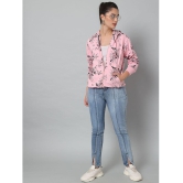 eWools.in Cotton Blend Women''s Hooded Sweatshirt ( Pink ) - None