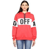 PPTHEFASHIONHUB Fleece Womens Hooded Sweatshirt ( Red ) - None