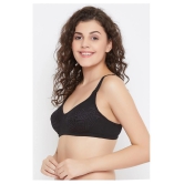 Clovia Black Cotton Bra - 34D