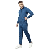 YHA - Blue Fleece Regular Fit Mens Tracksuit ( Pack of 1 ) - L