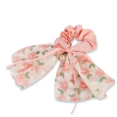 Korean Style Romantic Ruffle Scrunchie-Pink