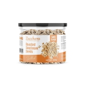 Zucchero Roasted Premium Sunflower Seed, Salted, 400g - Flavorful | Healthy Fat | Dry Roasting | Oil-Free| Slow baked Seeds