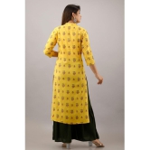 MAUKA - Yellow Straight Rayon Women's Stitched Salwar Suit ( Pack of 1 ) - None