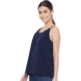 ALL WAYS YOU Women Top Crepe fabric  Blue XS