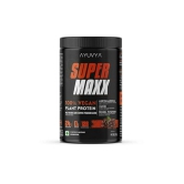 Ayuvya Super Maxx Ayurvedic Plant Protein || Elevate Your Fitness Journey | 100% Ayurvedic Ingredients for Muscle Growth, Recovery, and Overall Well-Being | Coffee Flavoured l 24gms Protein per Serving, 500gm