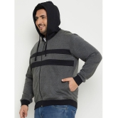 AUSTIVO Fleece Hooded Mens Sweatshirt - Grey ( Pack of 1 ) - None