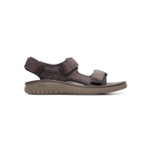 CLARKS BROWN MEN WESLEY BAY SANDALS