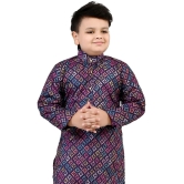 Arshia Fashions Purple Cotton Blend Boys ( Pack of 1 ) - None