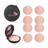 Tkeshto Women Reusable Silicone Nipple Cover Pack Of 8 - None