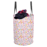 PrettyKrafts Laundry Basket for Clothes with Handles Round shape without lid (45 LTR) Pack of 1