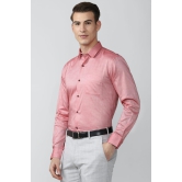 Men Pink Regular Fit Formal Full Sleeves Formal Shirt