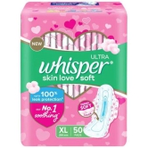 Whisper Ultra Soft XL Sanitary Pads 50 Pads