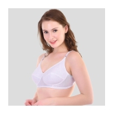 TCG - White Cotton Blend Non Padded Womens Everyday Bra ( Pack of 6 ) - None