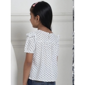 MINI & MING Girls Polka Dot Printed Puff Sleeves Regular Top