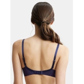 Jockey 1819 Wirefree Padded Microfiber Nylon Elastane Full Coverage T-Shirt Bra - Classic Navy - None