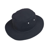 Zacharias Black Plain Cotton Hats - Black