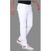 HALOGEN - White Denim Slim Fit Mens Jeans ( Pack of 1 ) - None