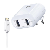 Bell - Lightening 2.4A Travel Charger - Transparent