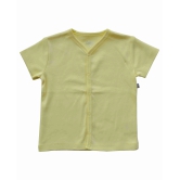 Yellow Short Sleeve Jhabla (100% Cotton Interlock Biowash)