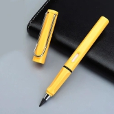 2 IN 1 PENCIL PENCIL ERASER Reusable Everlasting Ink-less Pencils Portable Eternal Erasable Metal Writing Pens Infinite Replaceable Graphite Nib Triangular Golf Stationary Set