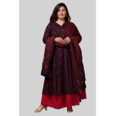 miravan - Maroon Cotton Women's Anarkali Kurti ( Pack of 1 ) - None