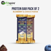 WHEY BLEND PROTEIN BARS-Blueberry & Choco Fudge / Pack of 6