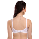 Eves Beauty Women Full Coverage Non Padded Bra-30C / White / Cotton