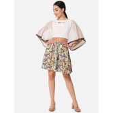 ALL WAYS YOU - Multicolor Crepe Womens A-Line Skirt ( Pack of 1 ) - None