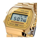 Newman Gold Metal Digital Mens Watch