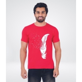 ferocious - Red Cotton Regular Fit Men's T-Shirt ( Pack of 1 ) - None