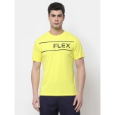 MENS POL FLEX TEE-S / Yellow